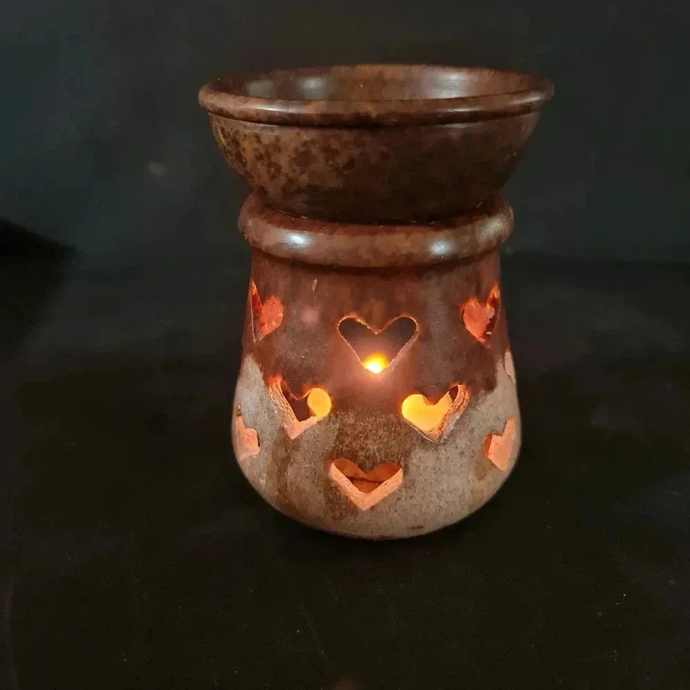 Soapstone Tea Light Candle / Oil Burner